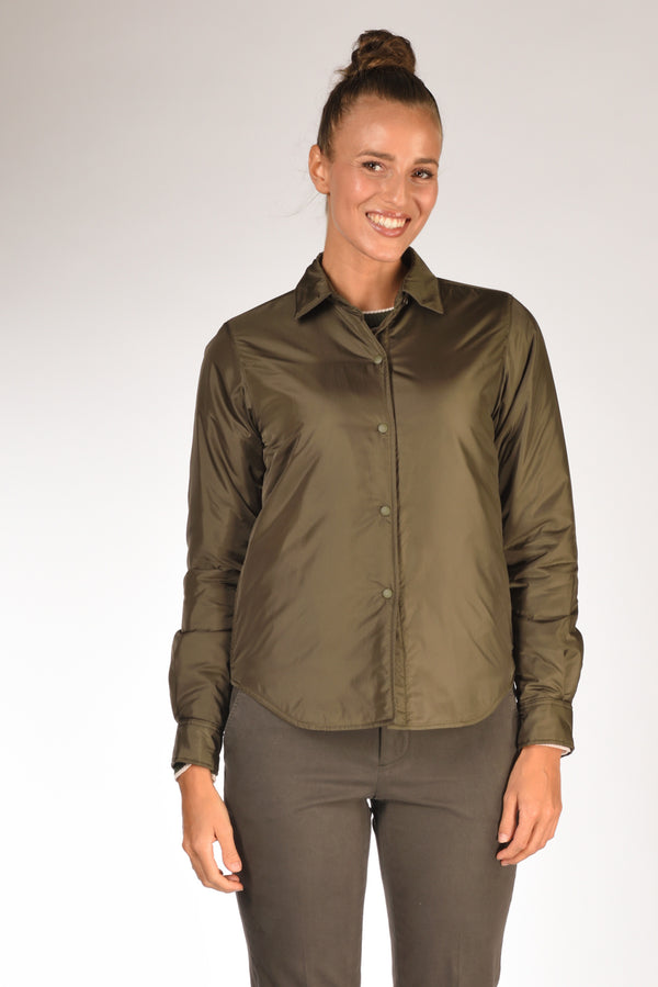 Aspesi Camicia Glue Verde Donna-2