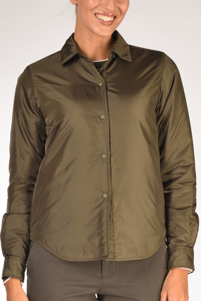 Aspesi Camicia Glue Verde Donna - 3