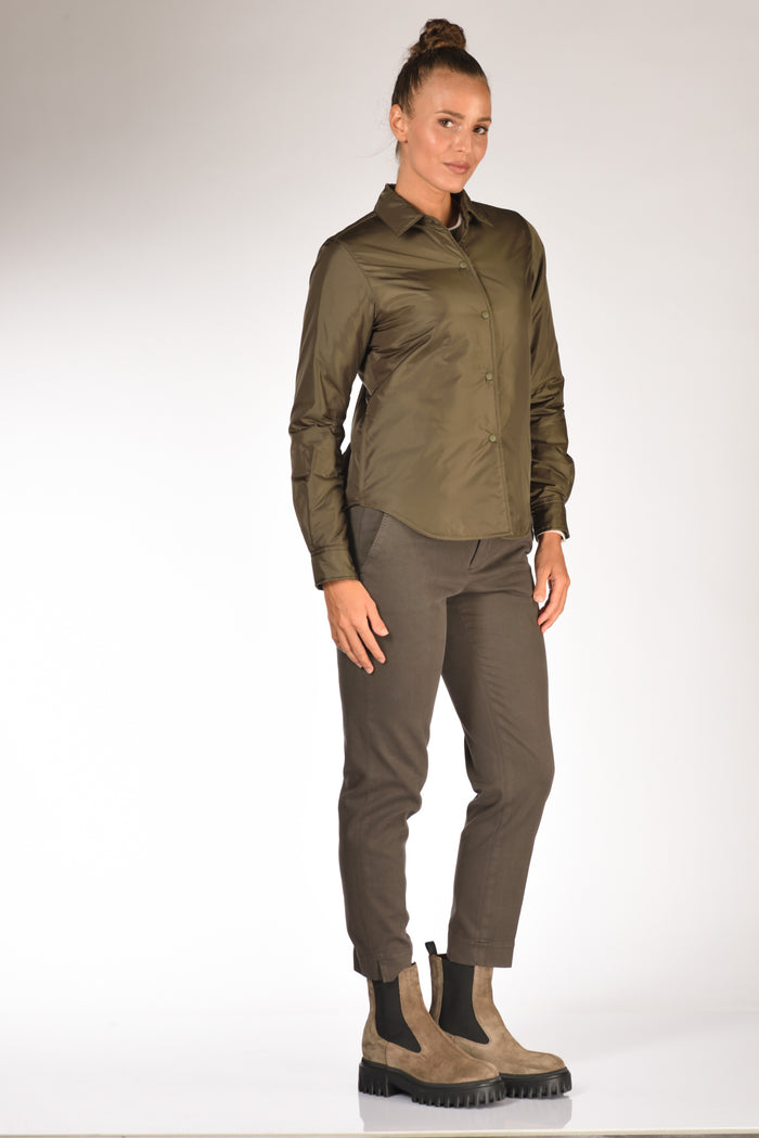 Aspesi Camicia Glue Verde Donna - 4