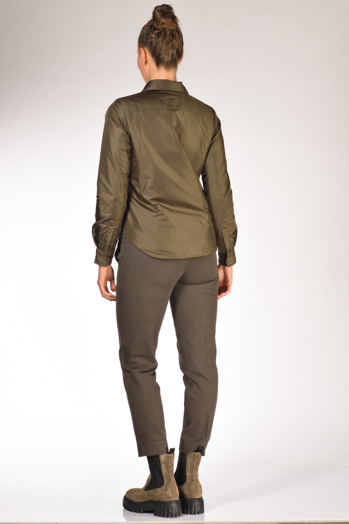 Aspesi Camicia Glue Verde Donna - 5