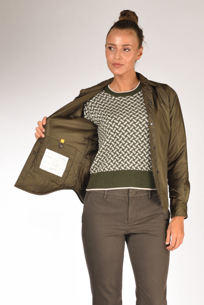 Aspesi Camicia Glue Verde Donna - 6