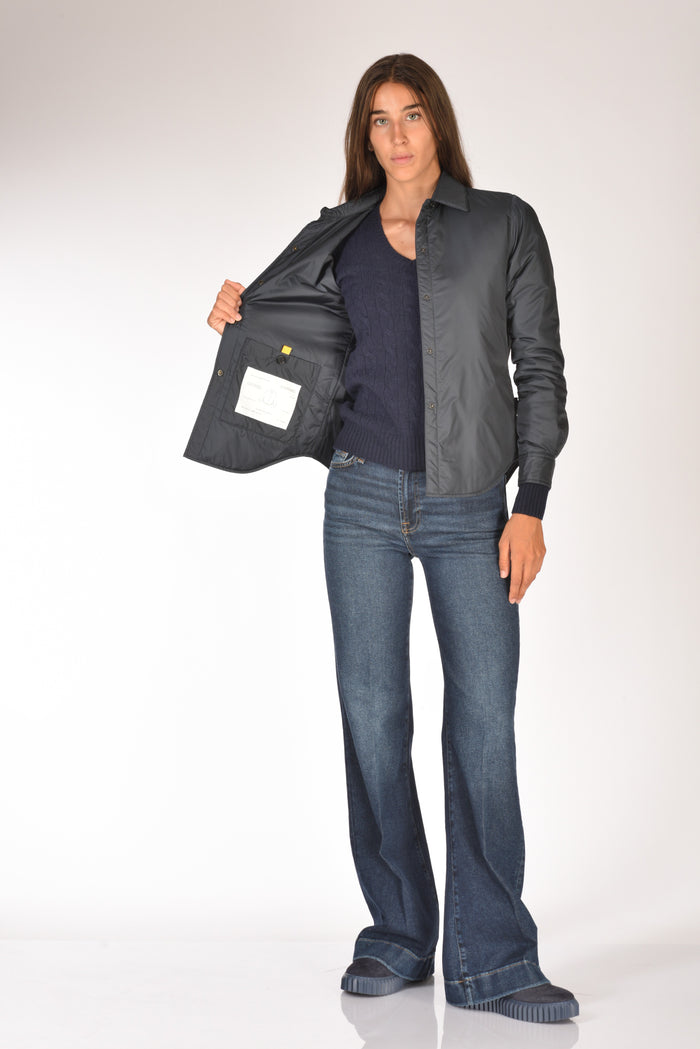 Aspesi Camicia Glue Blu Donna - 6