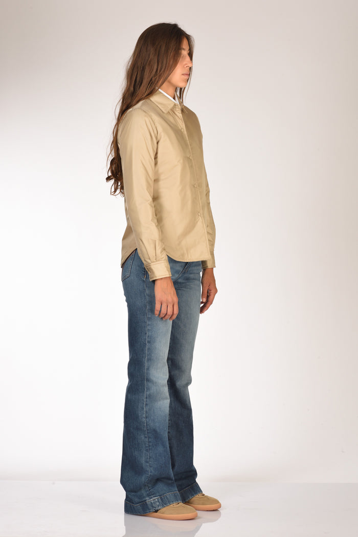Aspesi Camicia Glue Beige Donna - 4