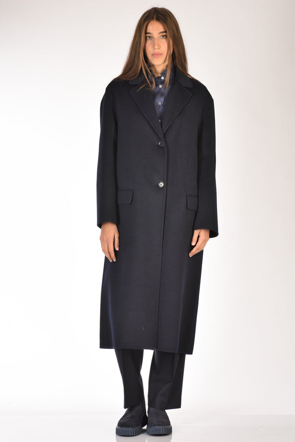 Aspesi Cappotto Vestaglia Blu Donna