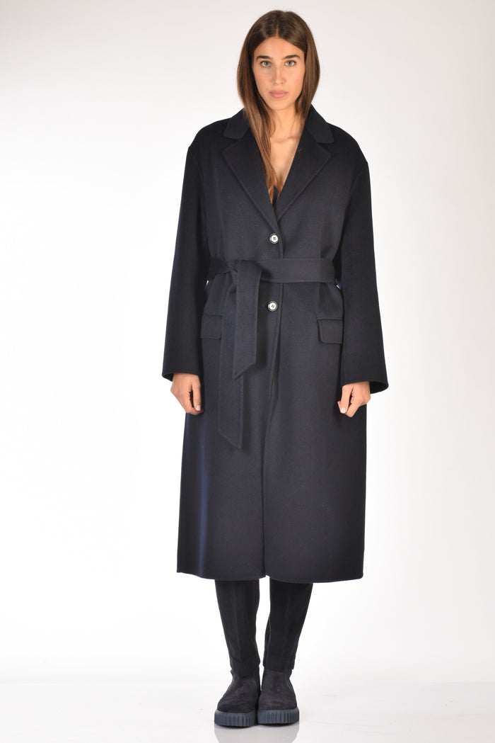 Aspesi Cappotto Vestaglia Blu Donna - 2