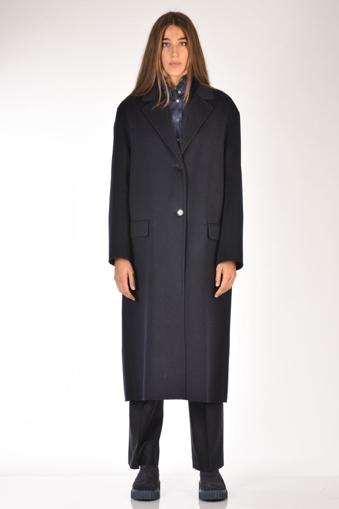 Aspesi Cappotto Vestaglia Blu Donna - 3