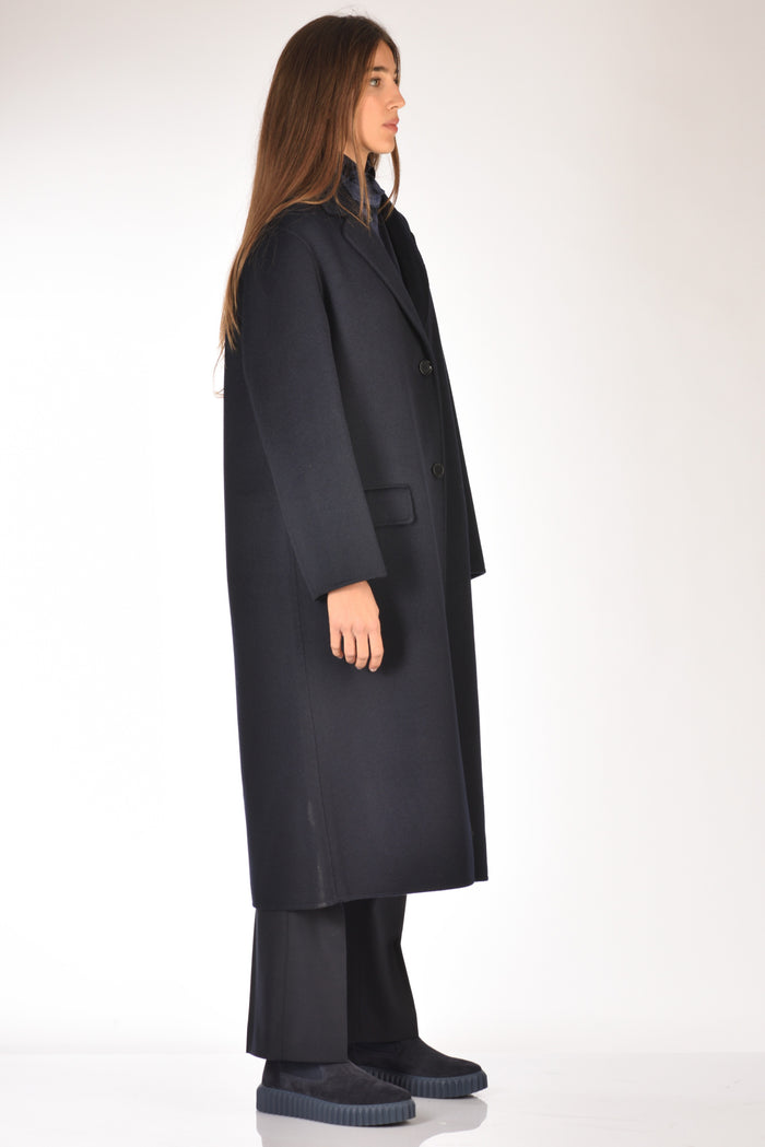 Aspesi Cappotto Vestaglia Blu Donna - 5
