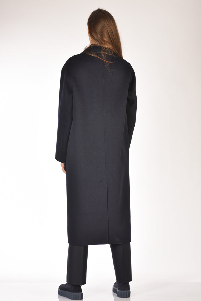 Aspesi Cappotto Vestaglia Blu Donna - 6