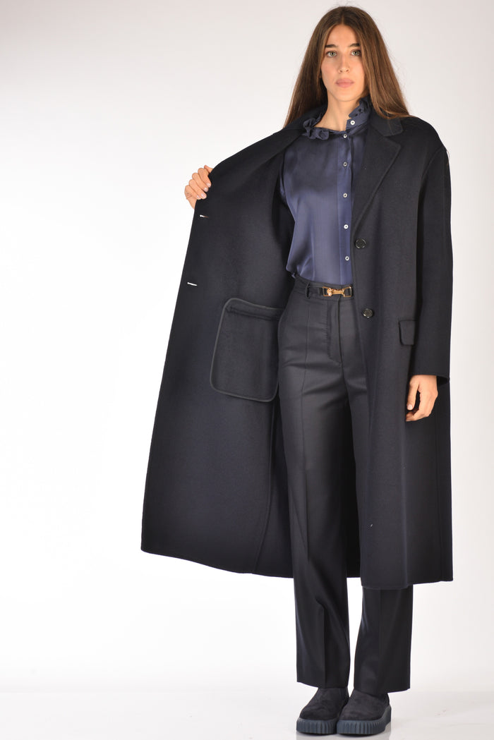 Aspesi Cappotto Vestaglia Blu Donna - 7