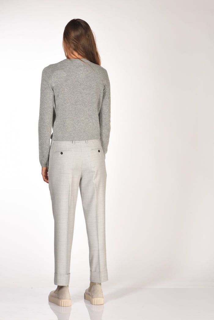 Allude Cardigan Grigio Donna - 5