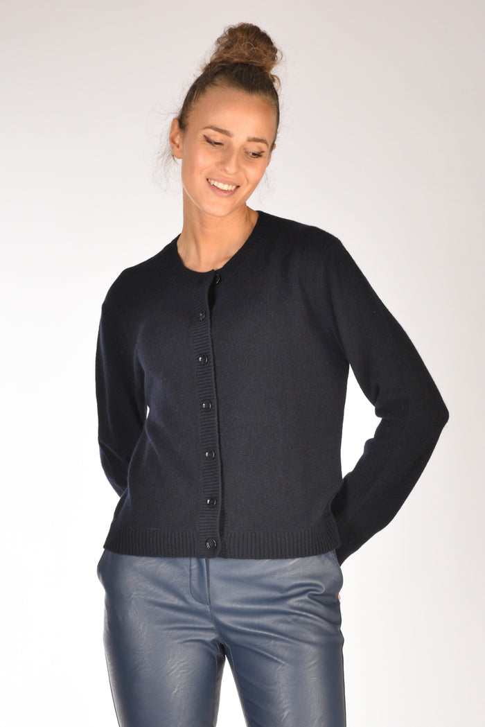 Allude Cardigan Blu Donna - 1