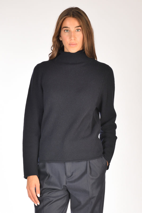 Allude Maglia Lupetto Blu Donna