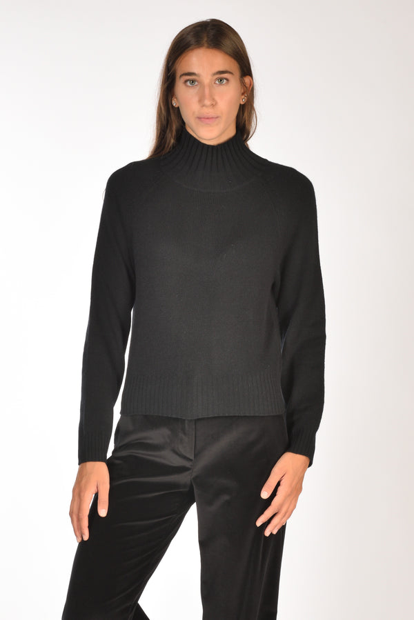 Allude Maglia Lupetto Nero Donna