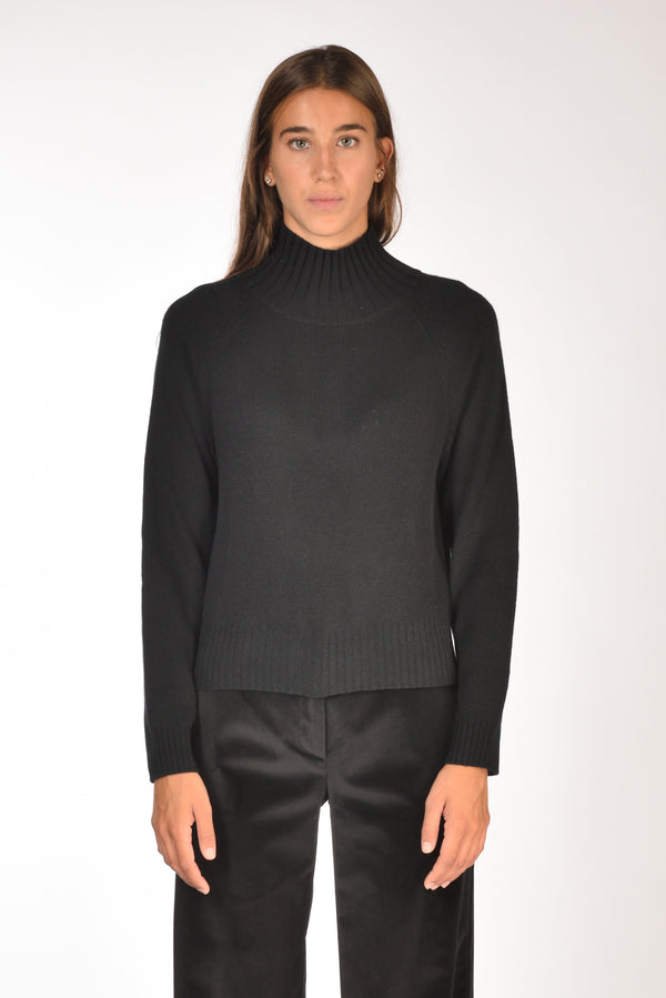 Allude Maglia Lupetto Nero Donna-2