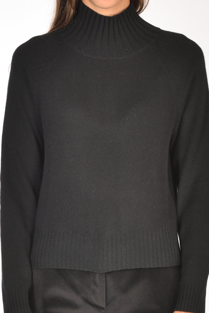 Allude Maglia Lupetto Nero Donna - 3