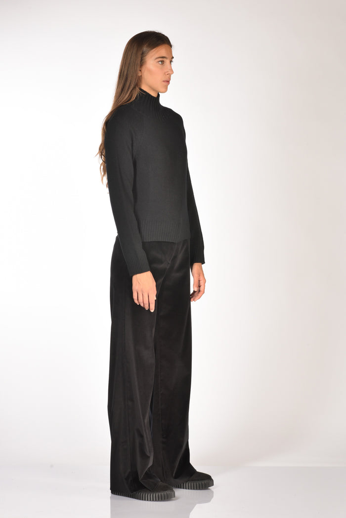 Allude Maglia Lupetto Nero Donna - 4