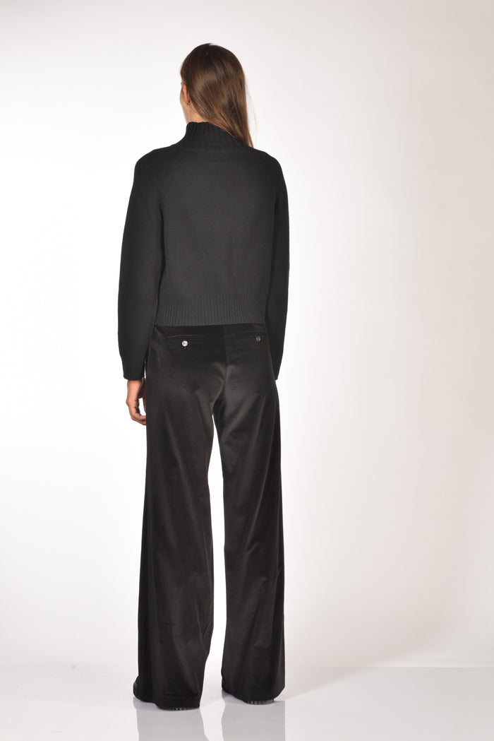 Allude Maglia Lupetto Nero Donna - 5