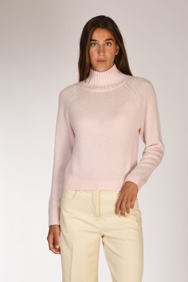 Allude Maglia Lupetto Rosa Donna