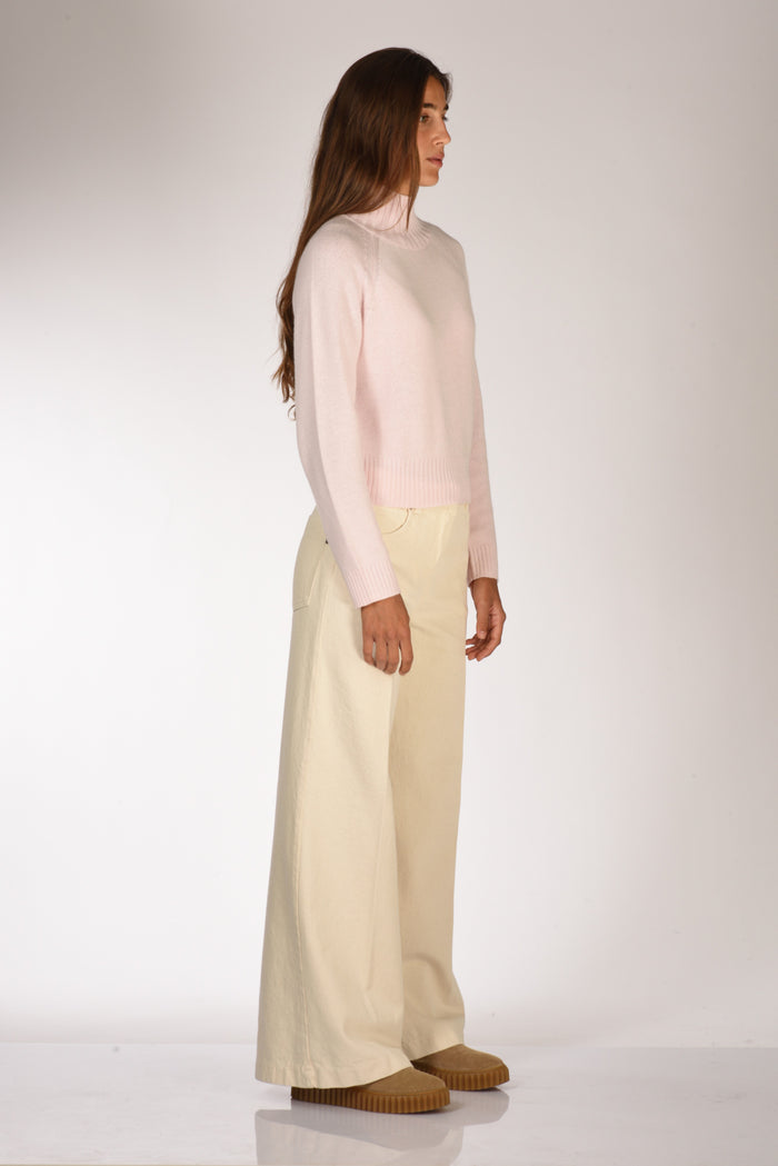 Allude Maglia Lupetto Rosa Donna - 4