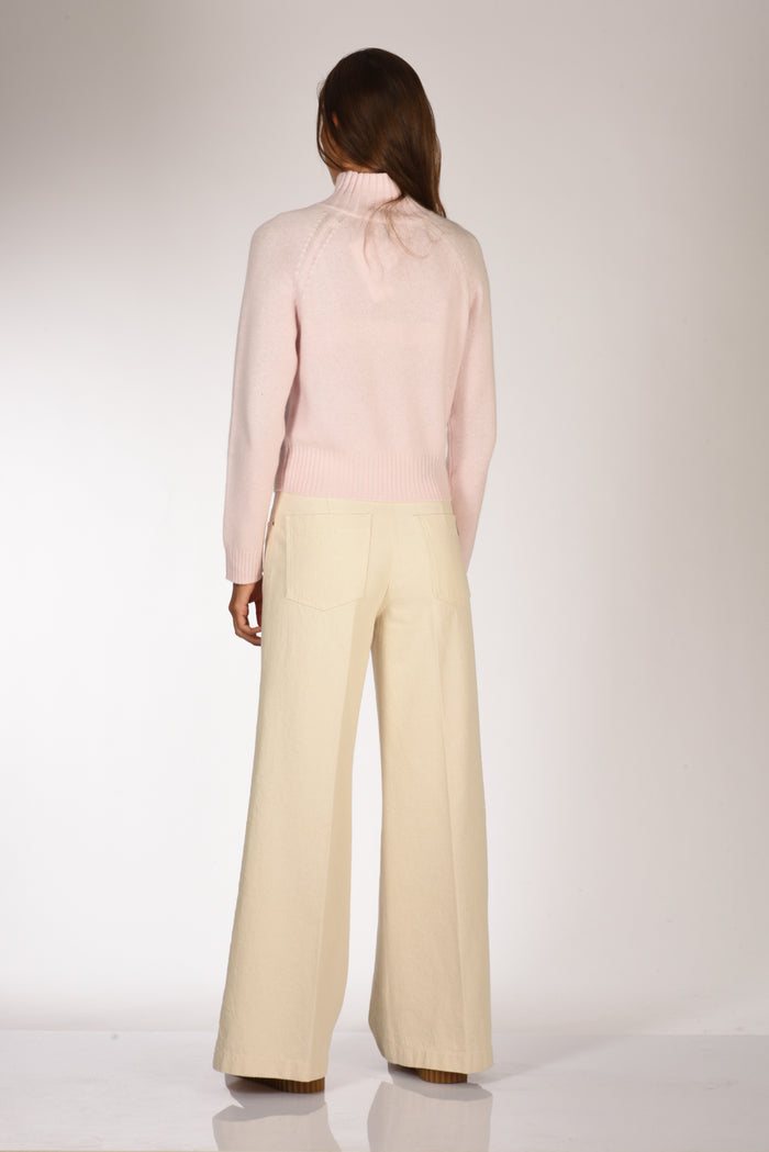 Allude Maglia Lupetto Rosa Donna - 5