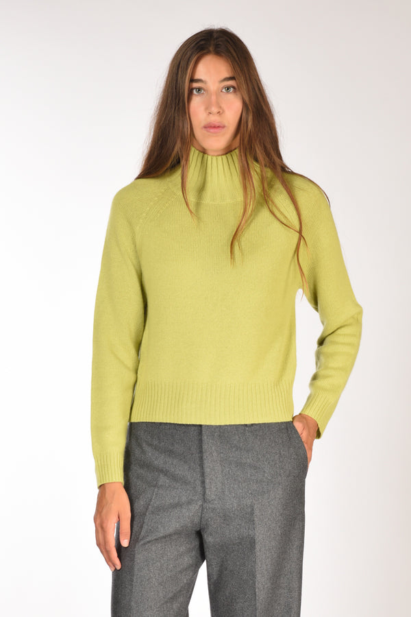 Allude Maglia Lupetto Verde Donna