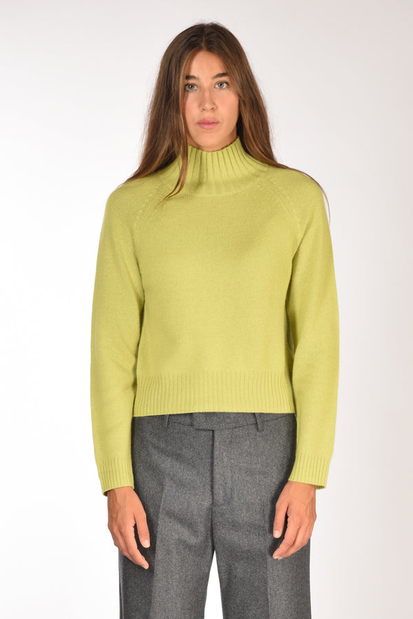 Allude Maglia Lupetto Verde Donna-2