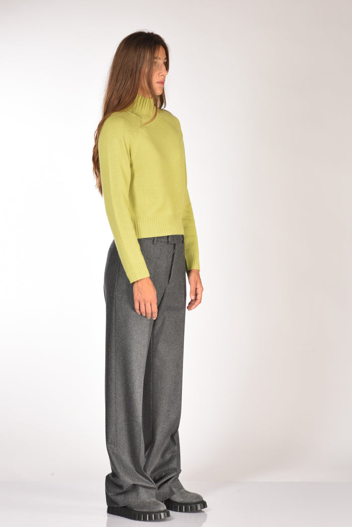 Allude Maglia Lupetto Verde Donna - 4