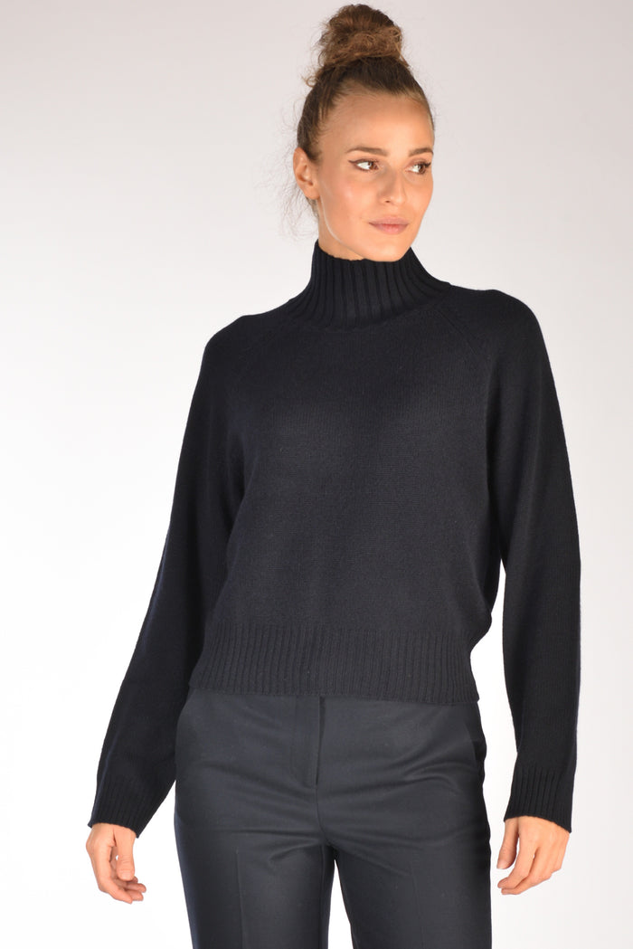 Allude Maglia Lupetto Blu Donna - 1