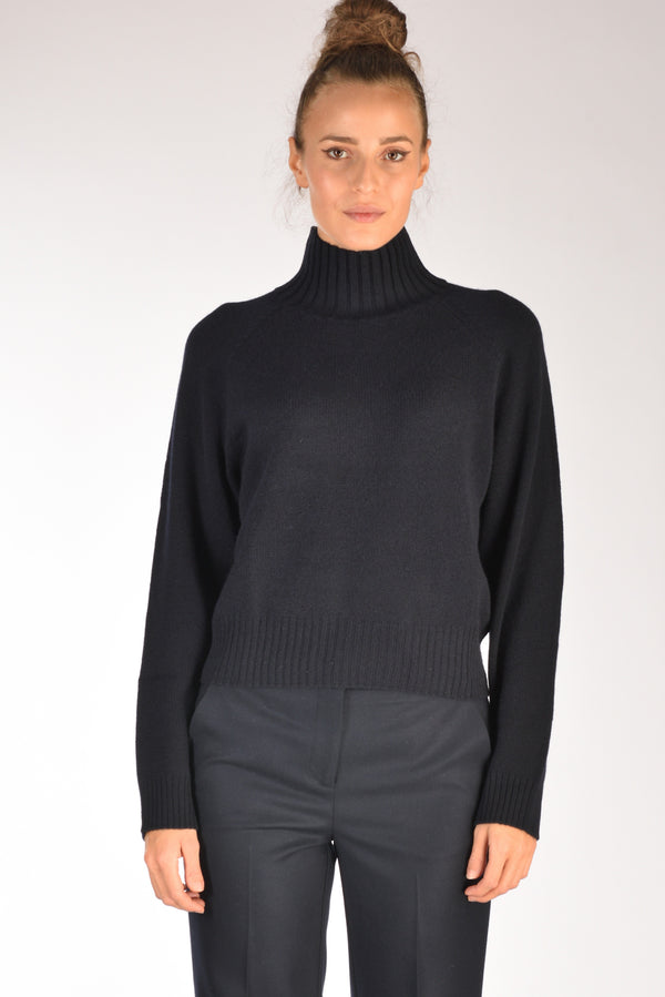 Allude Maglia Lupetto Blu Donna-2