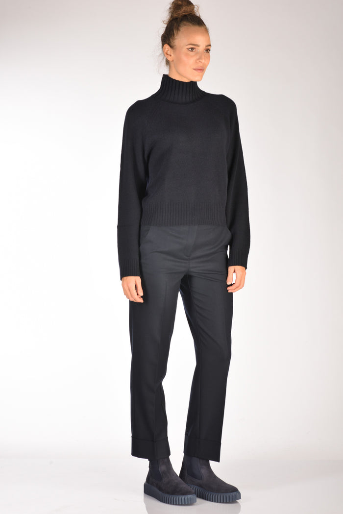 Allude Maglia Lupetto Blu Donna - 4