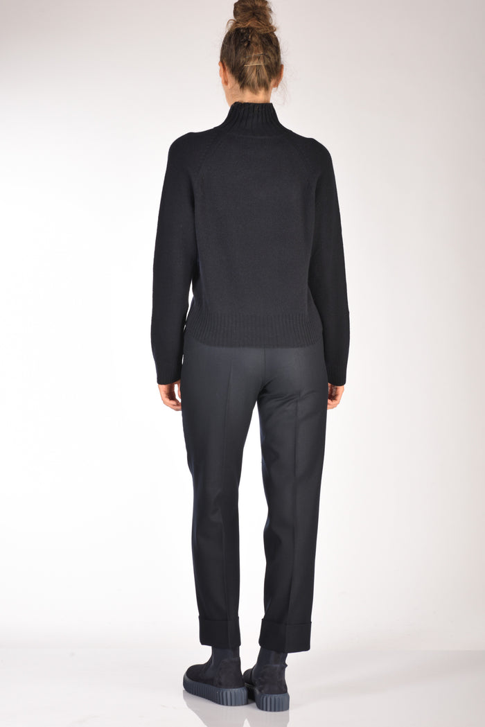 Allude Maglia Lupetto Blu Donna - 5