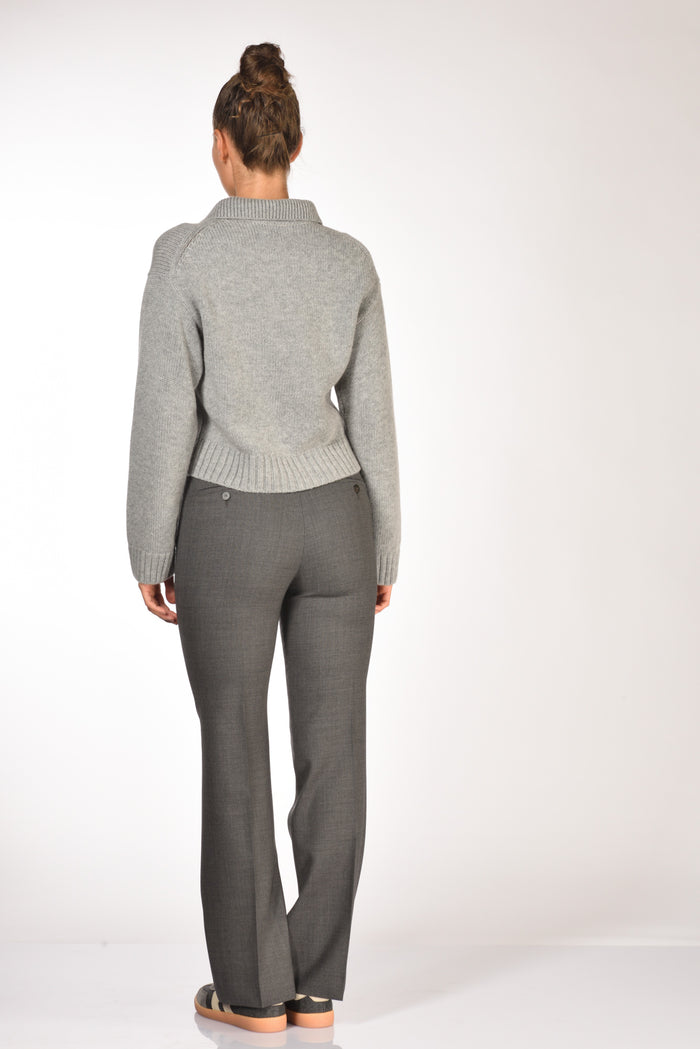 Allude Giacca Di Maglia Grigio Donna - 5