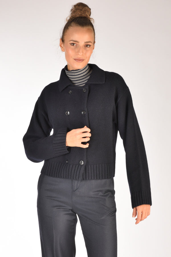 Allude Giacca Di Maglia Blu Donna