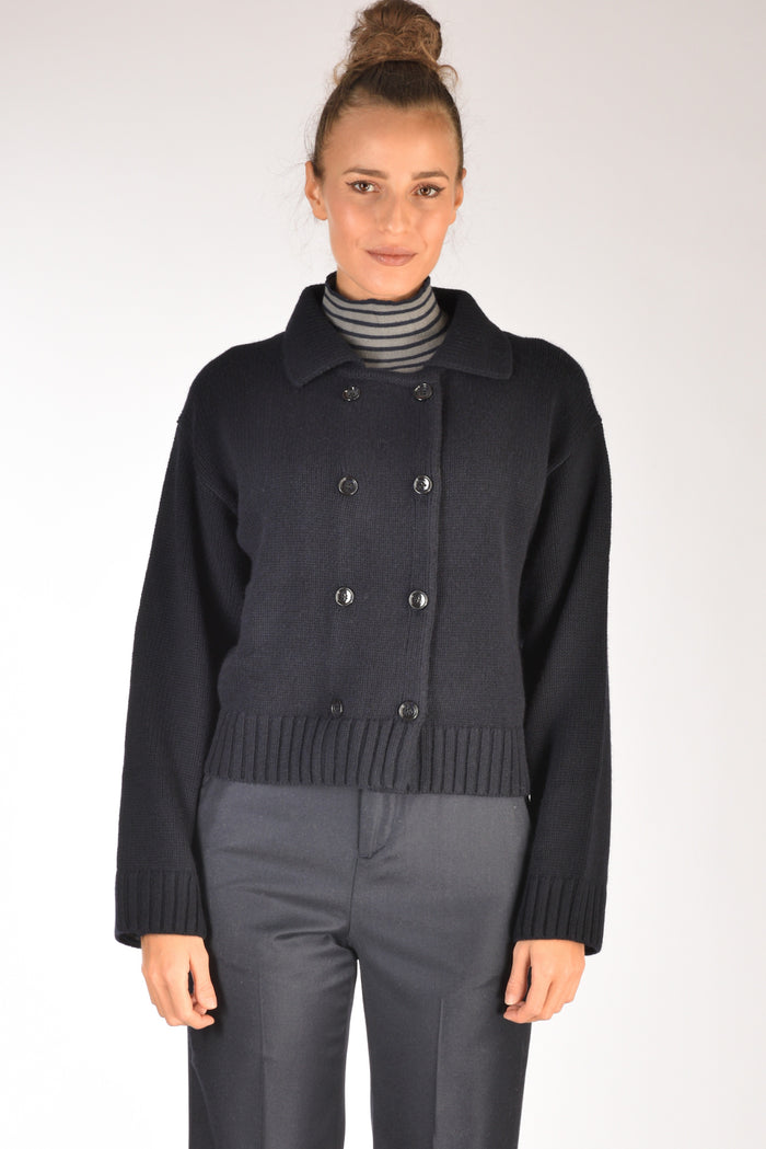 Allude Giacca Di Maglia Blu Donna - 2