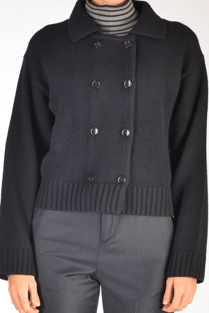 Allude Giacca Di Maglia Blu Donna - 3