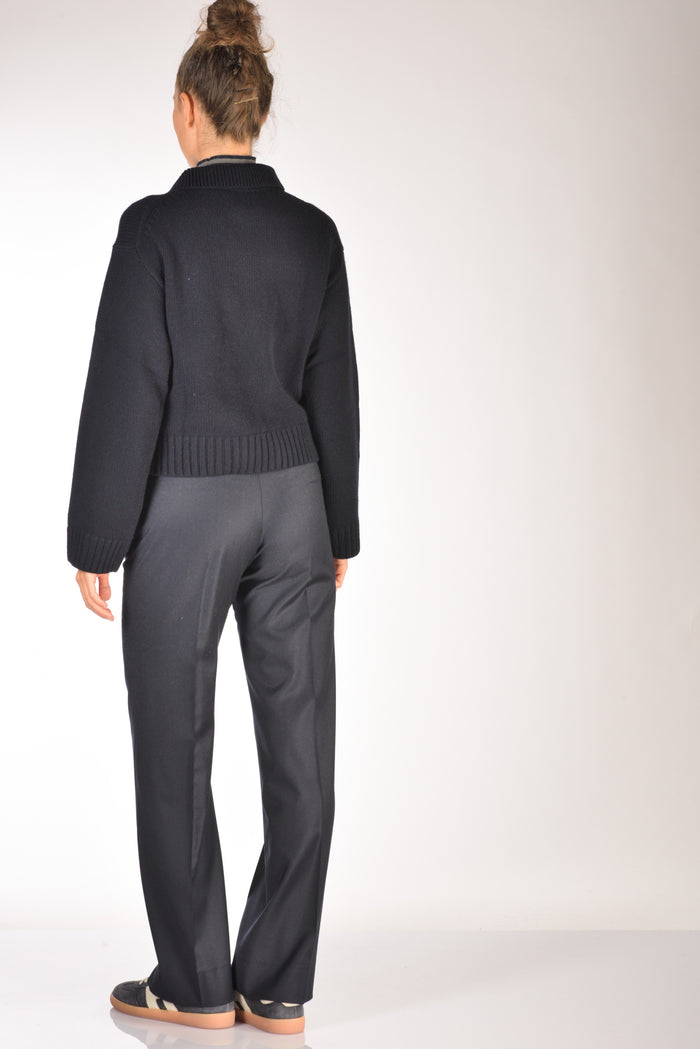 Allude Giacca Di Maglia Blu Donna - 5