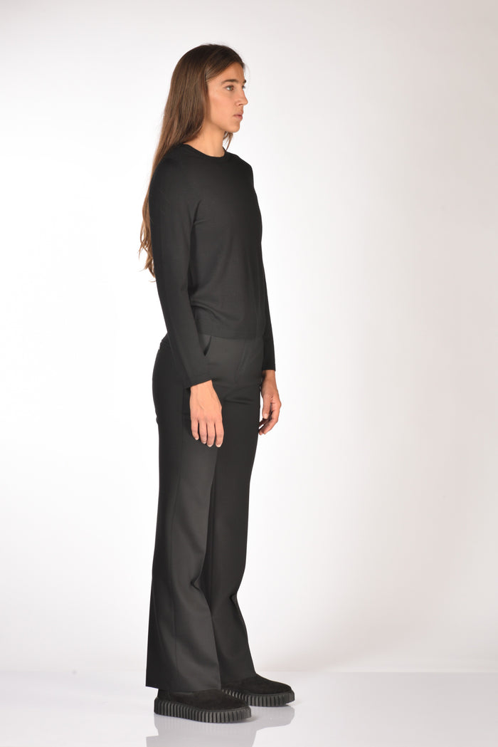 Allude Maglia Girocollo Nero Donna - 4