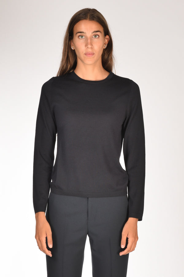 Allude Maglia Girocollo Blu Donna-2