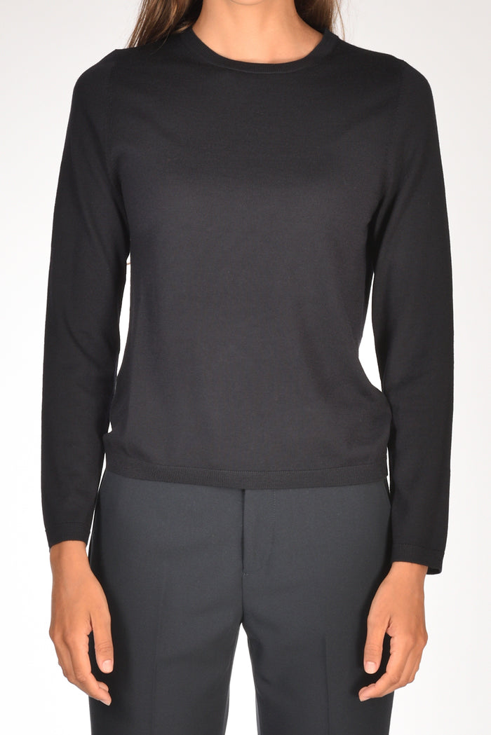 Allude Maglia Girocollo Blu Donna - 3