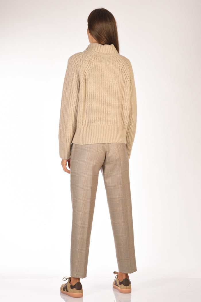 Allude Maglia Polo Beige Donna - 5