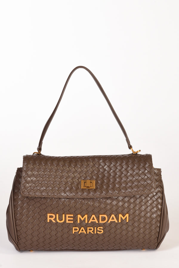 Rue Madam Paris Borsa Tote Bag Marrone Donna