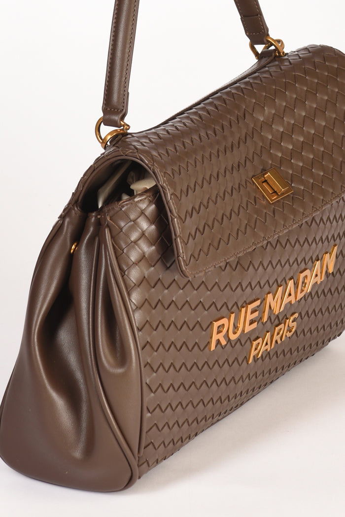 Rue Madam Paris Borsa Tote Bag Marrone Donna - 3