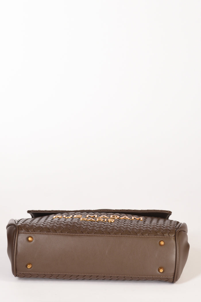 Rue Madam Paris Borsa Tote Bag Marrone Donna - 6