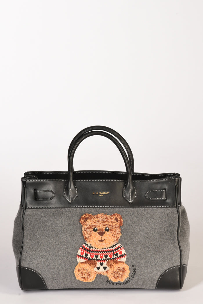 Rue Madam Paris Borsa Marvin Grigio Donna - 1