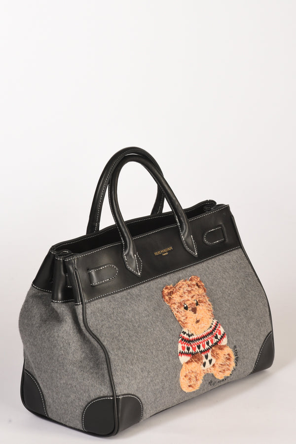 Rue Madam Paris Borsa Marvin Grigio Donna-2
