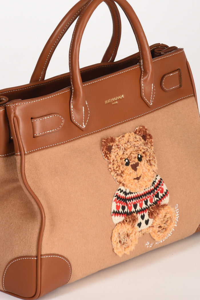 Rue Madam Paris Borsa Marvin Beige Cammello Donna - 3