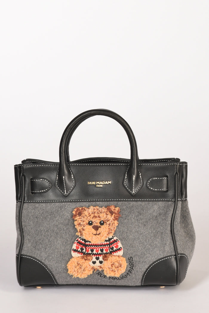 Rue Madam Paris Borsa Marvin Grigio Donna - 1