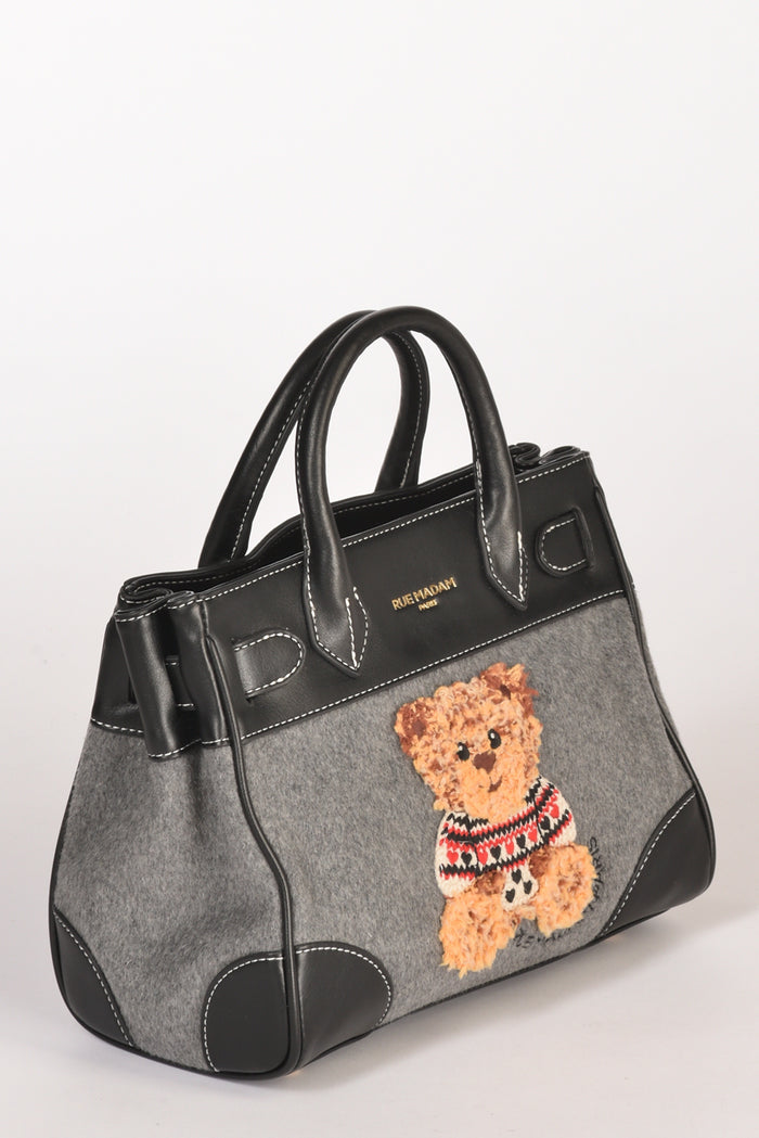 Rue Madam Paris Borsa Marvin Grigio Donna - 2