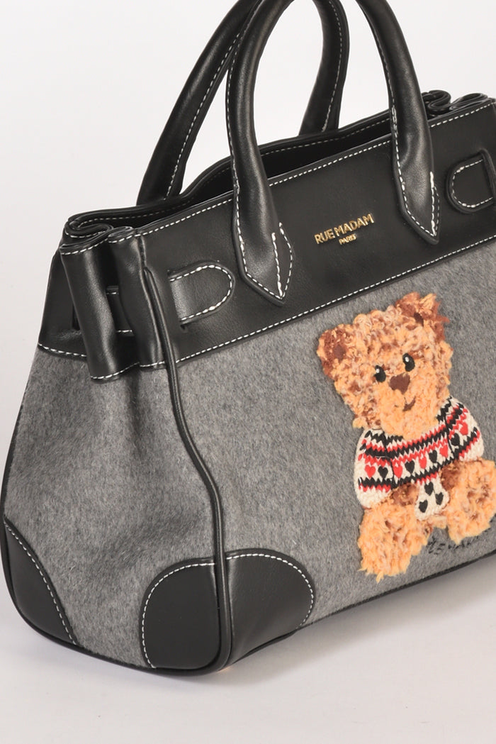 Rue Madam Paris Borsa Marvin Grigio Donna - 3