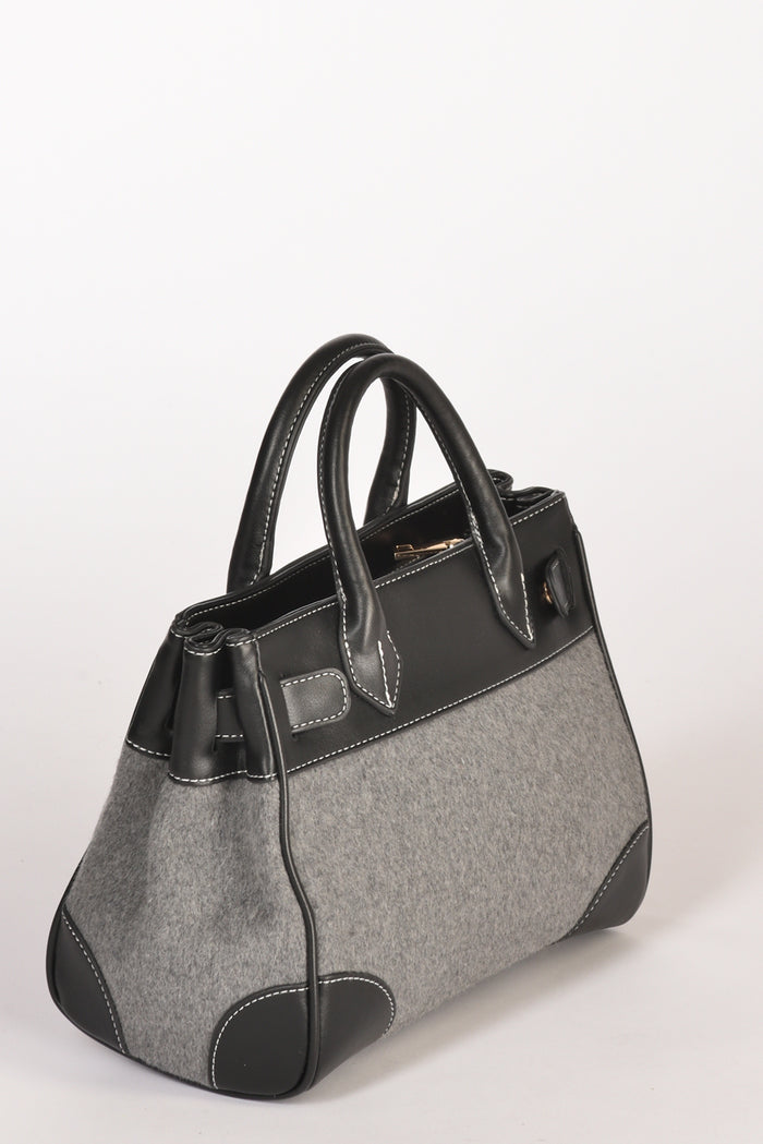 Rue Madam Paris Borsa Marvin Grigio Donna - 4